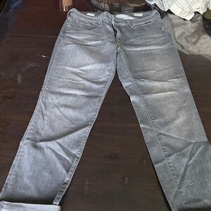 Mavi Women's Straight Leg Jeans in Charcoal